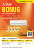 <h6 style="color: orange;"><i>☆$100 Gift Card Cashback till 31st July ☆</i></h6><B>Mitsubishi Electric 5.0kW Inverter Split system Reverse Cycle </B> MSZAP50VGD2KIT2