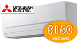 <h6 style="color: orange;"><i>☆$150 Gift Card Cashback till 31st July ☆</i></h6><B>Mitsubishi Electric 7.1kW Inverter Split system Reverse Cycle </B> MSZAP71VG