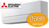 <h6 style="color: orange;"><i>☆$200 Gift Card Cashback till 31st July ☆</i></h6><B>Mitsubishi Electric 8.0kW Inverter Split system Reverse Cycle </B> MSZAP80VGD